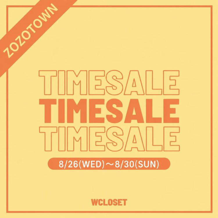 w closet�i�_�u���N���[�[�b�g�j�̃V���b�v�j���[�X�u�ywcloset�z8/26�`8/30�^�C���Z�[���J�Ò� !�v
