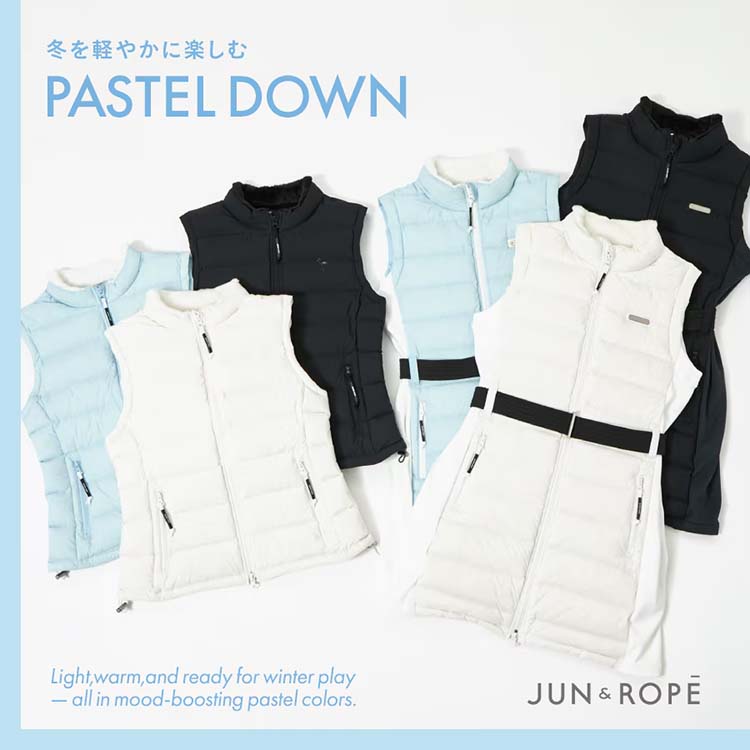 ROPE'｜ロぺのトピックス「JUN＆ROPE'｜冬を軽やかに楽しむ-PASTEL