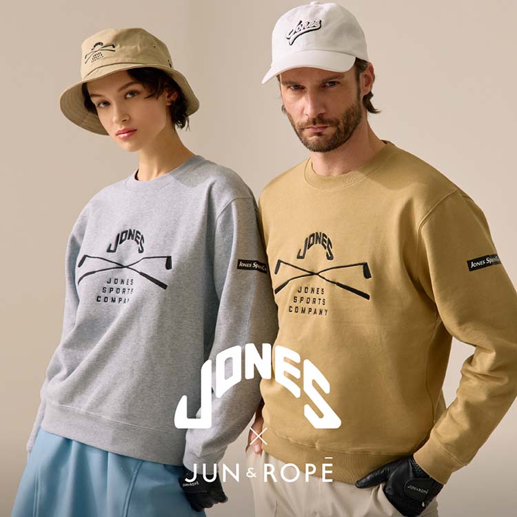 ROPE'�i���؁j�̃V���b�v�j���[�X�uJONES Sports �Ƃ̃R���{���[�V������2�e | JUN&ROPE'�v