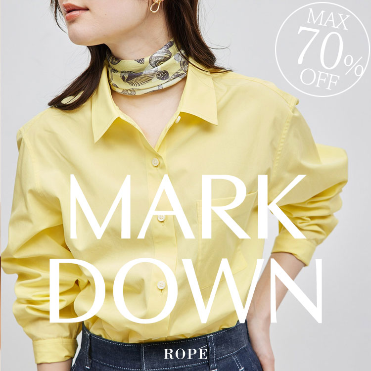 ROPE'�i���؁j�̃V���b�v�j���[�X�uPRICE DOWN �t�ɂ��g����Z�[���A�C�e��UPDATE�v