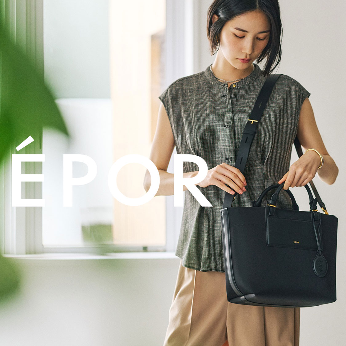E'POR】Y BAG Large/A4対応・通勤・26SS（トートバッグ）｜E'POR