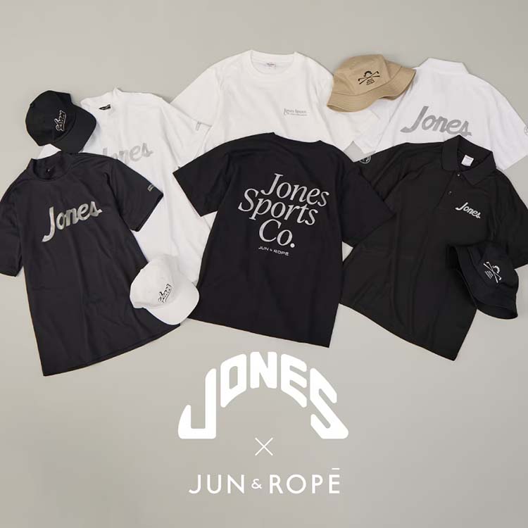ROPE'�i���؁j�̃V���b�v�j���[�X�uJUN&ROPE�f × JONES�b�V��R���{���[�V�����A�C�e�������v