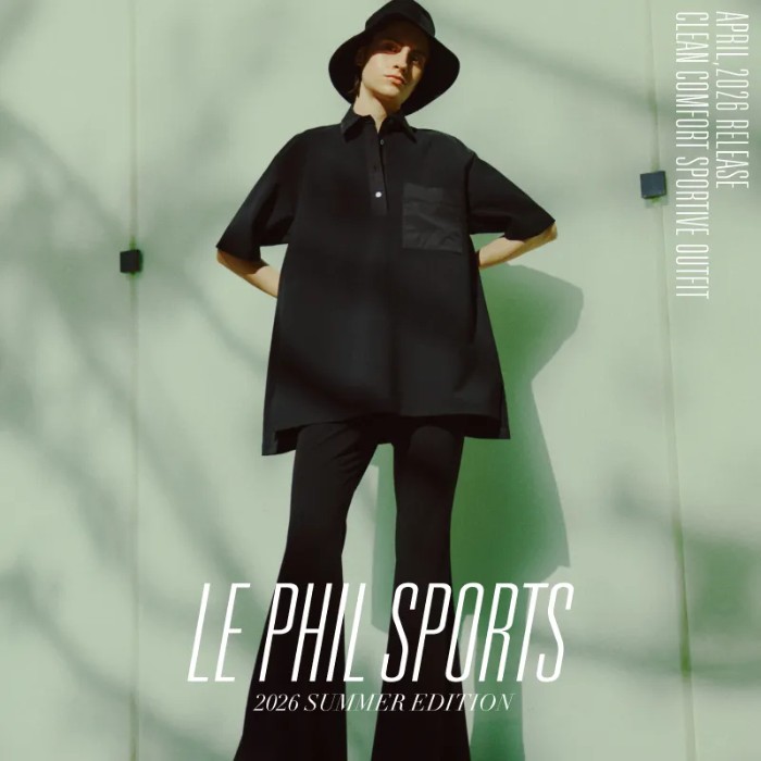 LE PHIL�i�� �t�B���j�̃V���b�v�j���[�X�uLE PHIL SPORTS SUMMER EDITION�v