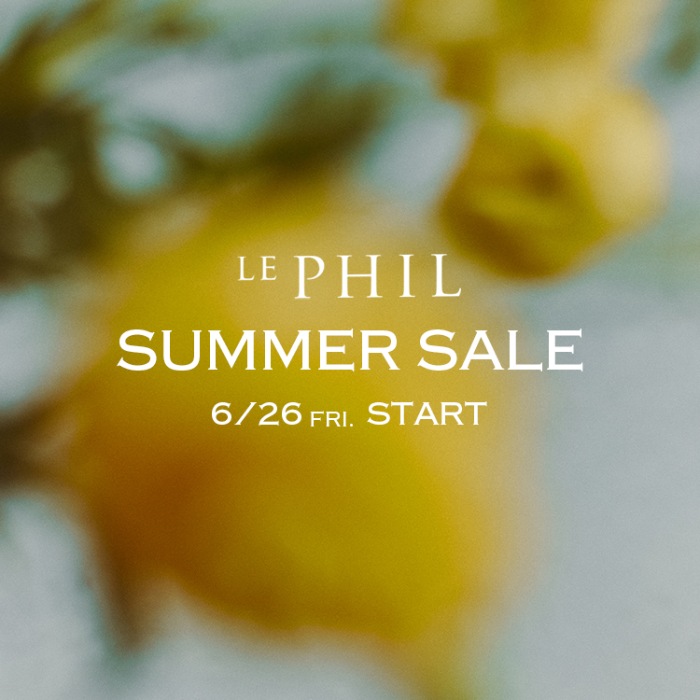 LE PHIL�i�� �t�B���j�̃V���b�v�j���[�X�uSUMMER SALE�v