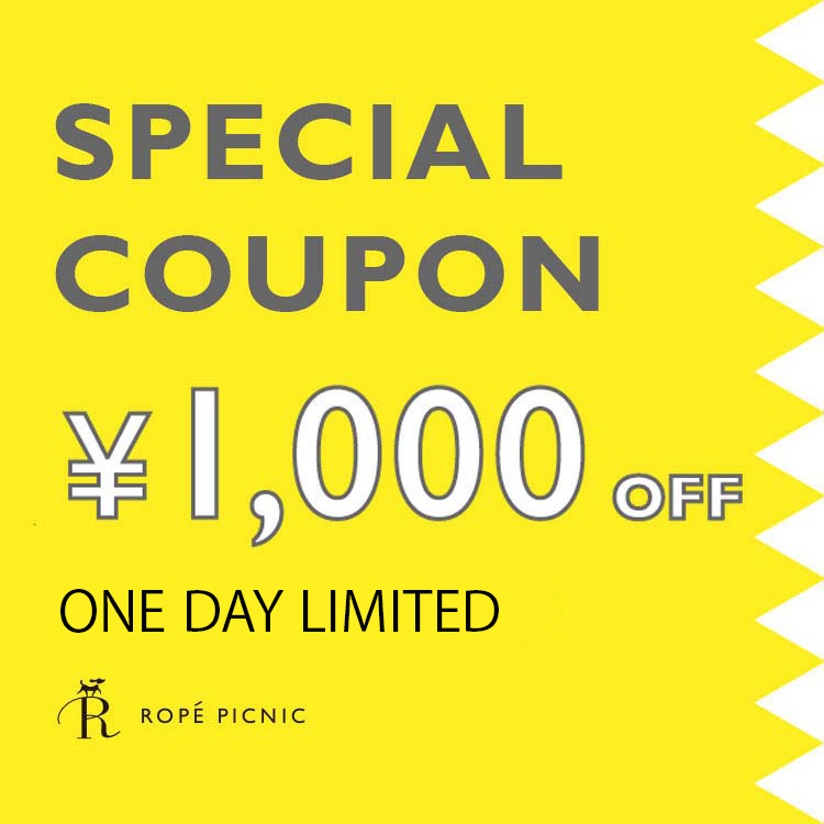 ROPE' PICNIC�i���؃s�N�j�b�N�j�̃V���b�v�j���[�X�u�y1,000�~�N�[�|���z���g�N�ȃX�y�V�����N�[�|���v���[���g�I �v