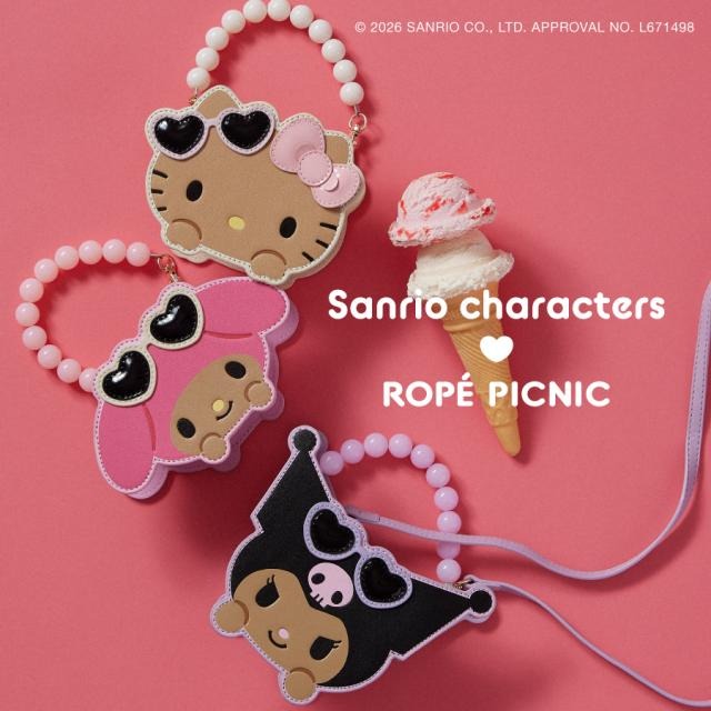 ROPE' PICNIC�i���؃s�N�j�b�N�j�̃V���b�v�j���[�X�u�T�����I�L�����N�^�[�Y× ROPE' PICNIC�v