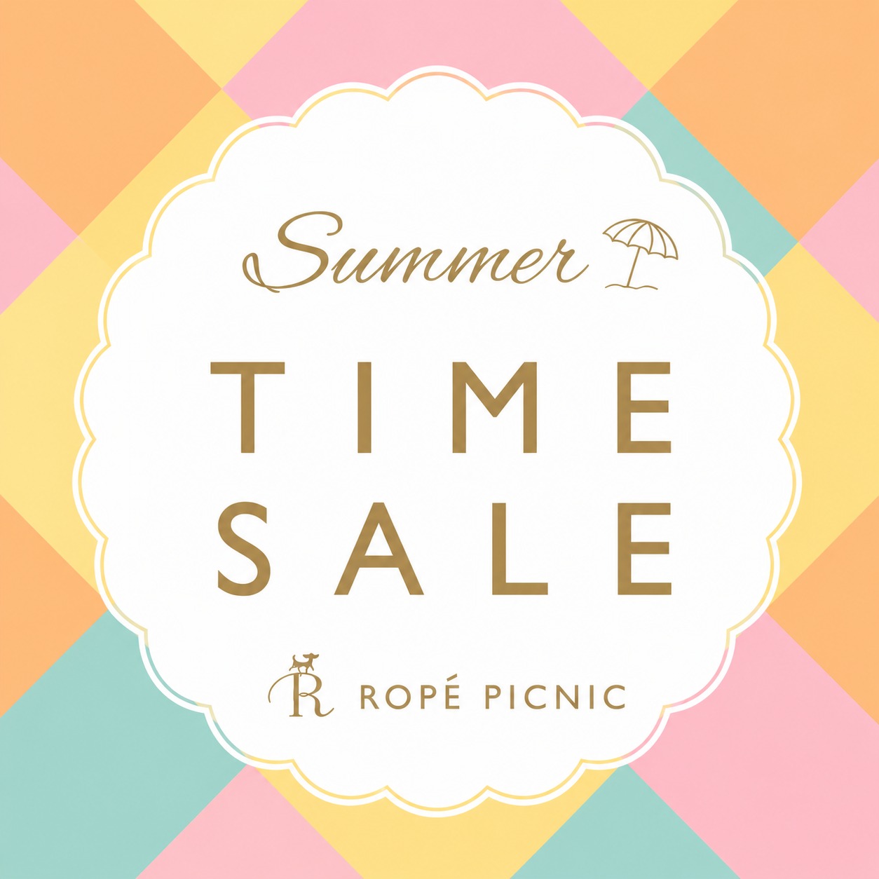 ROPE' PICNIC�i���؃s�N�j�b�N�j�̃V���b�v�j���[�X�u�yROPE' PICNIC�z�^�C���Z�[���J�Ò� �v