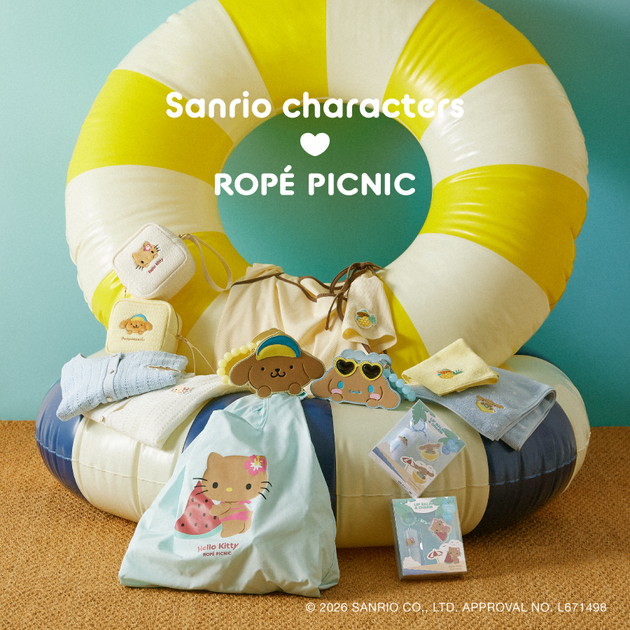 ROPE' PICNIC�i���؃s�N�j�b�N�j�̃V���b�v�j���[�X�u�T�����I�L�����N�^�[�Y× ROPE' PICNIC �v