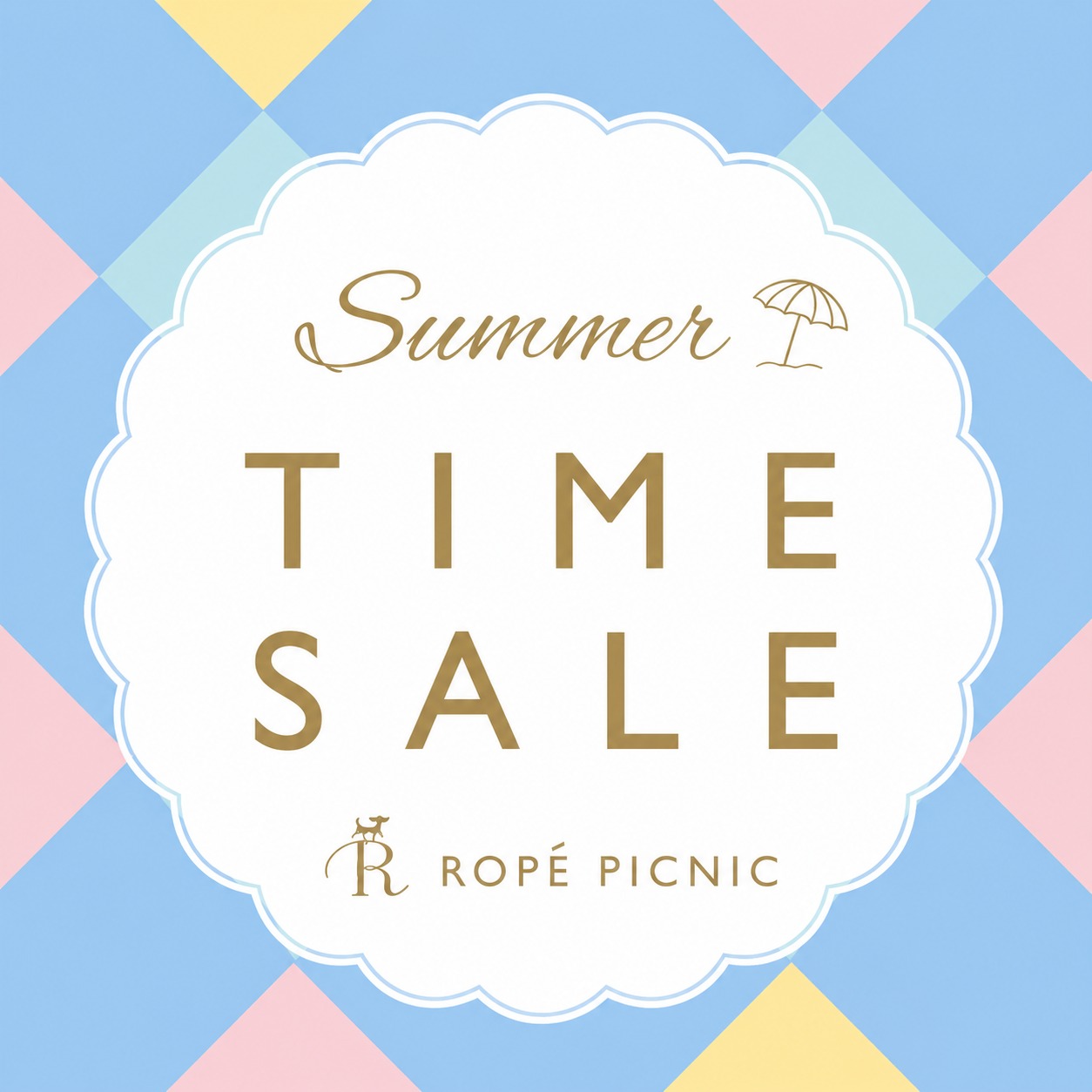 ROPE' PICNIC�i���؃s�N�j�b�N�j�̃V���b�v�j���[�X�u�y�^�C���Z�[�����{���z�v