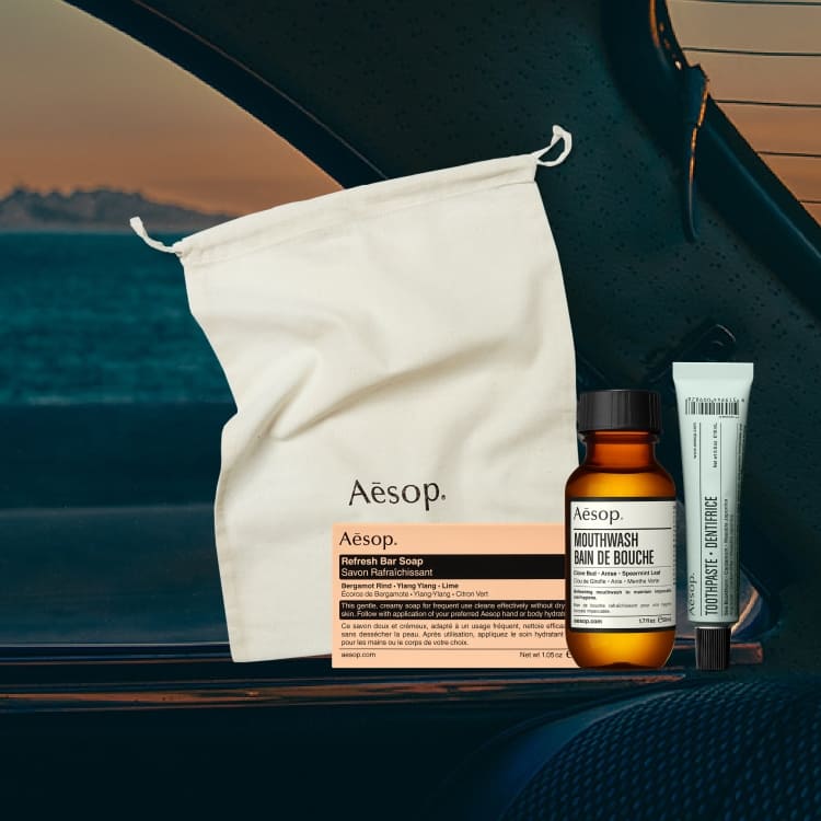 Aesop�i�C�\�b�v�j�̃V���b�v�j���[�X�u�u�����������炷�g���x���T�C�Y�̃Z�b�g�v