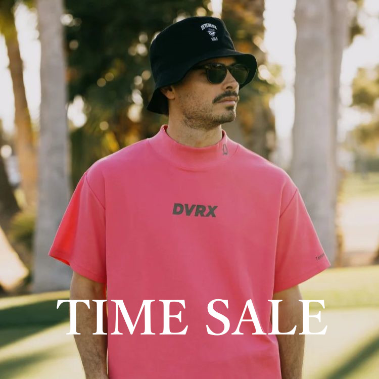 ゴルフ メンズ DEVEREUX トップス 半袖 カットソー シャツ（グリーン） セール】クラシックモックネックTシャツ（Tシャツ/カットソー