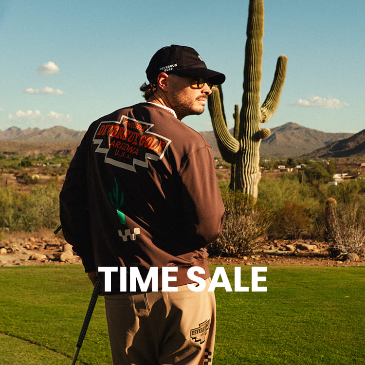 DEVEREUX GOLF｜デヴァローゴルフのトピックス「【最大55%OFF】タイム