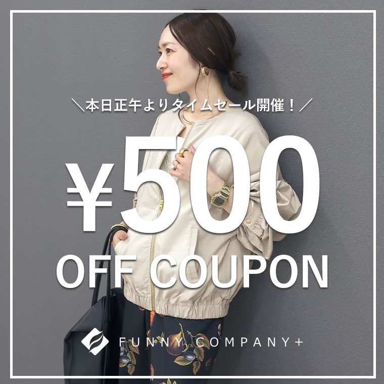 FUNNY COMPANY+�i�t�@�j�[�J���p�j�[�v���X�j�̃V���b�v�j���[�X�u�y�{������z500�~OFF COUPON!!�v