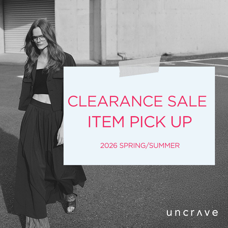 uncrave�i�A���N���C���j�̃V���b�v�j���[�X�u�yuncrave�z �N���A�����X�Z�[�� �X�^�[�g�I�v