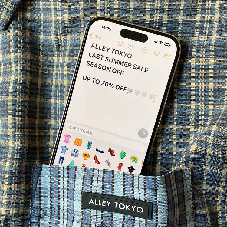 Alley TokyoiA[g[L[j̃Vbvj[XuyLAST SUMMER SALEIJÒzv
