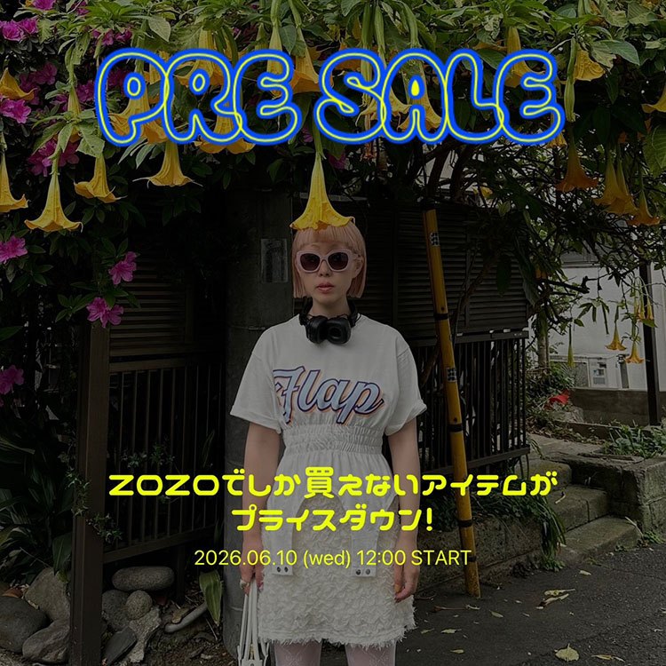 Alley Tokyo�i�A���[�g�[�L���[�j�̃V���b�v�j���[�X�u�yPRE SALE�I�zZOZO�ł��������Ȃ��A�C�e�����v���C�X�_�E���I�v