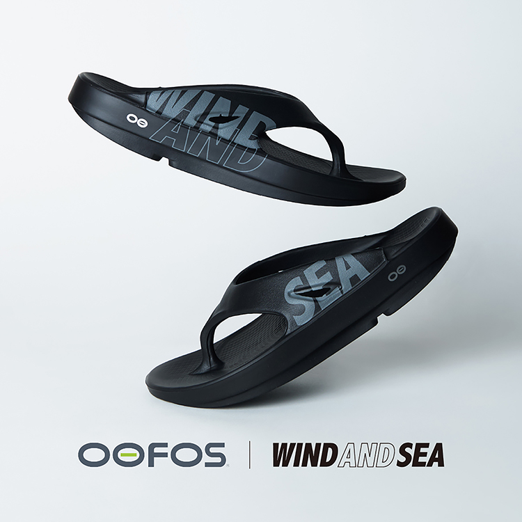 WIND AND SEA�i�E�B���_���V�[�j�̃V���b�v�j���[�X�uOOFOS×WIND AND SEA Collaboration ���ƂȂ�R���{���[�V�����T���_�����o��v