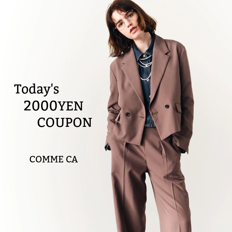 COMME CA�i�R���T�j�̃V���b�v�j���[�X�u�{��2000YEN�N�[�|���z�M���I�v