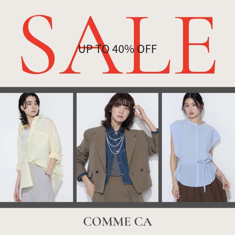 COMME CA�i�R���T�j�̃V���b�v�j���[�X�u�ySALE START�z�l�C�A�C�e���͑����ҏ����I�v