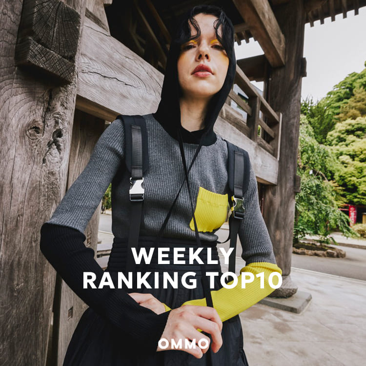 トップス OMMO ASYMME TUCK HALF SLEEVE TOP OMMO ONLINE STORE