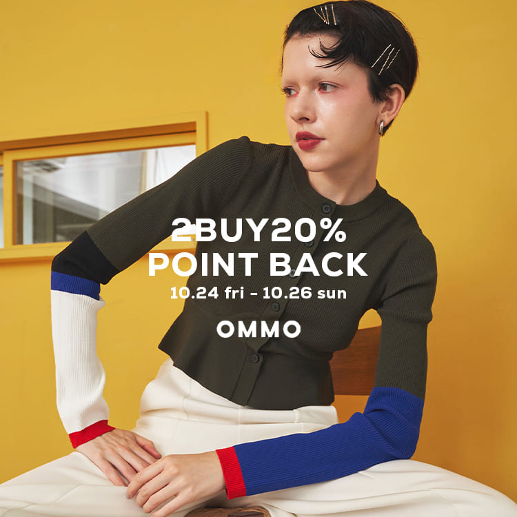 トップス OMMO TUCK FLARE KNIT CD OMMO ONLINE STORE / TUCK FLARE