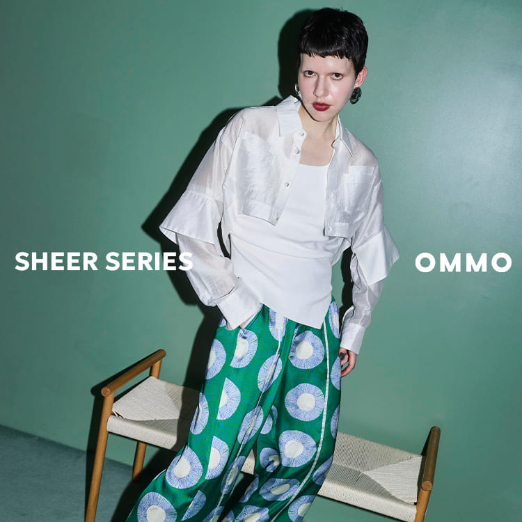 OMMO�i�I�[�G���G���I�[�j�̃V���b�v�j���[�X�u�V�A�[�f�ނŁA�X�^�C�����O�ɉ��s�����B�v