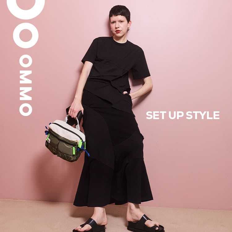 OMMO�i�I�[�G���G���I�[�j�̃V���b�v�j���[�X�uSET UP STYLE�b�P�i�g���ł����􂷂郉�C���i�b�v���Z���N�g�v
