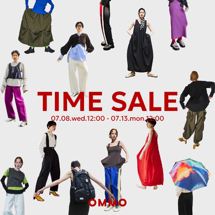 セール】ASYMME TUCK HALF SLEEVE TOP（ニット/セーター）｜OMMO
