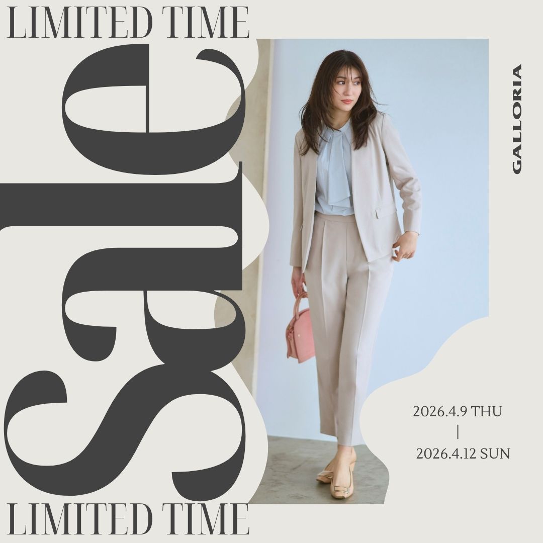 GALLORIA�i�M�����[���A�j�̃V���b�v�j���[�X�u�yGALLORIA�z�^�C���Z�[�����{���v