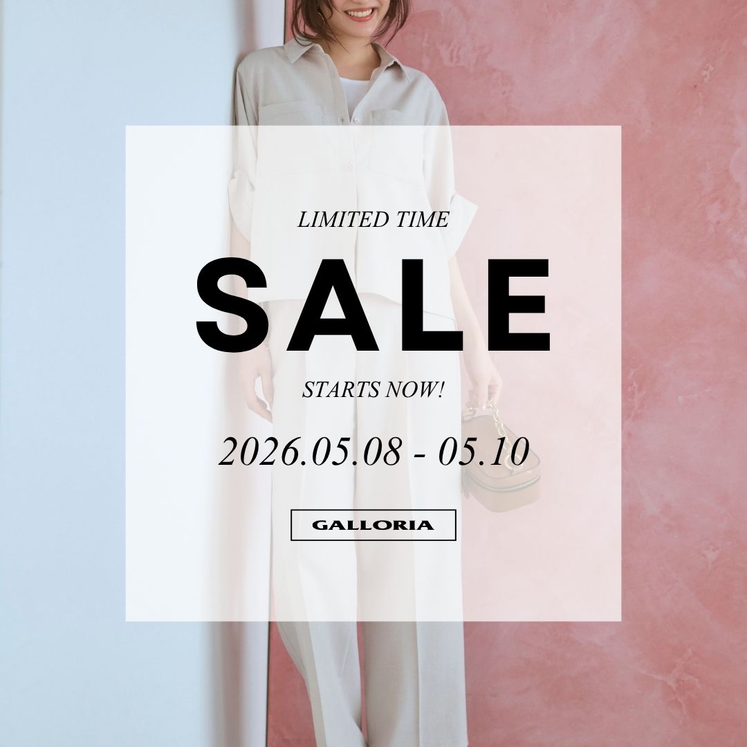 GALLORIA�i�M�����[���A�j�̃V���b�v�j���[�X�u�yGALLORIA�z�^�C���Z�[�����{���v