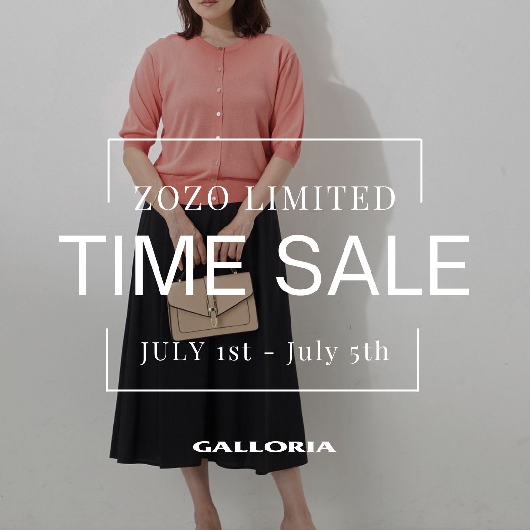 GALLORIA�i�M�����[���A�j�̃V���b�v�j���[�X�u�yGALLORIA�z�^�C���Z�[�����{���v