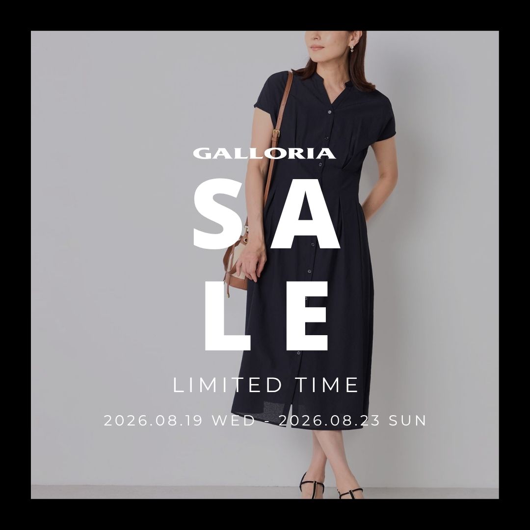 GALLORIA�i�M�����[���A�j�̃V���b�v�j���[�X�u�yGALLORIA�z�^�C���Z�[�����{���v