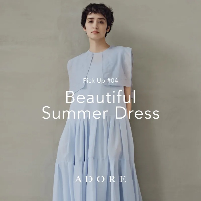 ADORE�i�A�h�[�A�j�̃V���b�v�j���[�X�uSUMMER DRESS�v