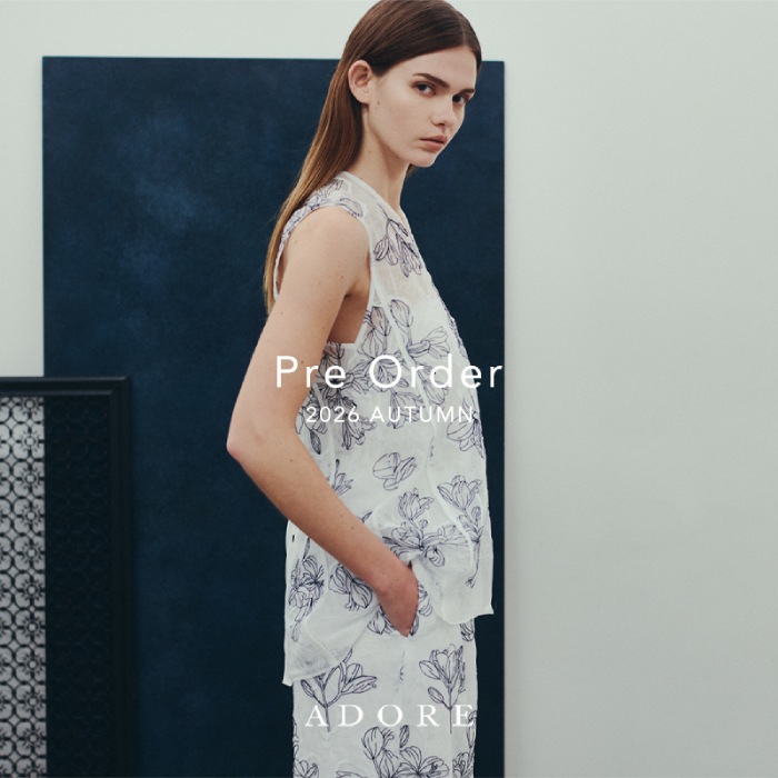 ADORE�i�A�h�[�A�j�̃V���b�v�j���[�X�uPRE ORDER�v