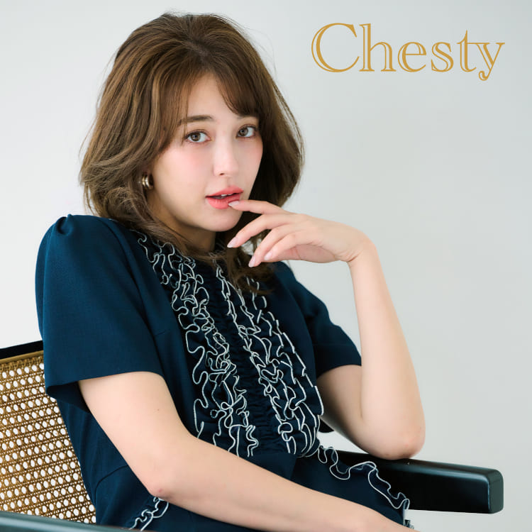 Chesty�i�`�F�X�e�B�j�̃V���b�v�j���[�X�u�yNEW ARRIVAL�z1���ŃX�^�C���A�b�v�������I�V��u�t�����W�����v�X�[�c�v���o��I�v
