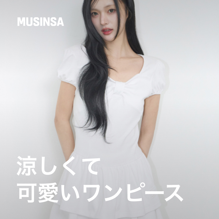 Pleats button doll dress BLACK（ワンピース）｜Miseki SEOUL
