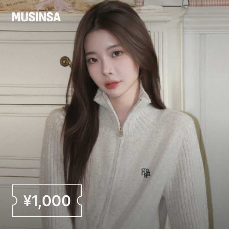 MUSINSA�i���V���T�j�̃V���b�v�j���[�X�u1,000�~�N�[�|���ł����ɃV���b�s���O�I�v