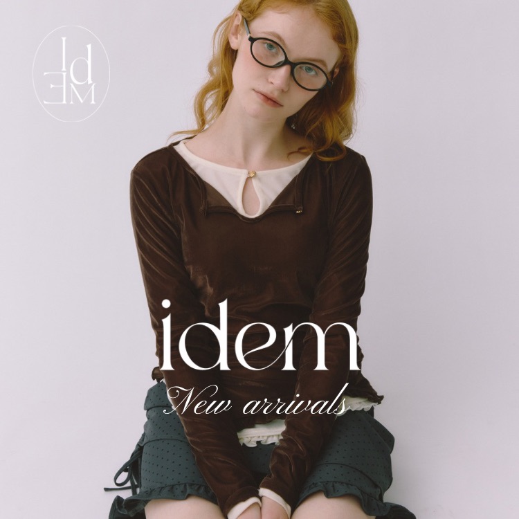 euphoria�i���[�t�H���A�j�̃V���b�v�j���[�X�u�y idem �z10/1 NEW ARRIVALS�v