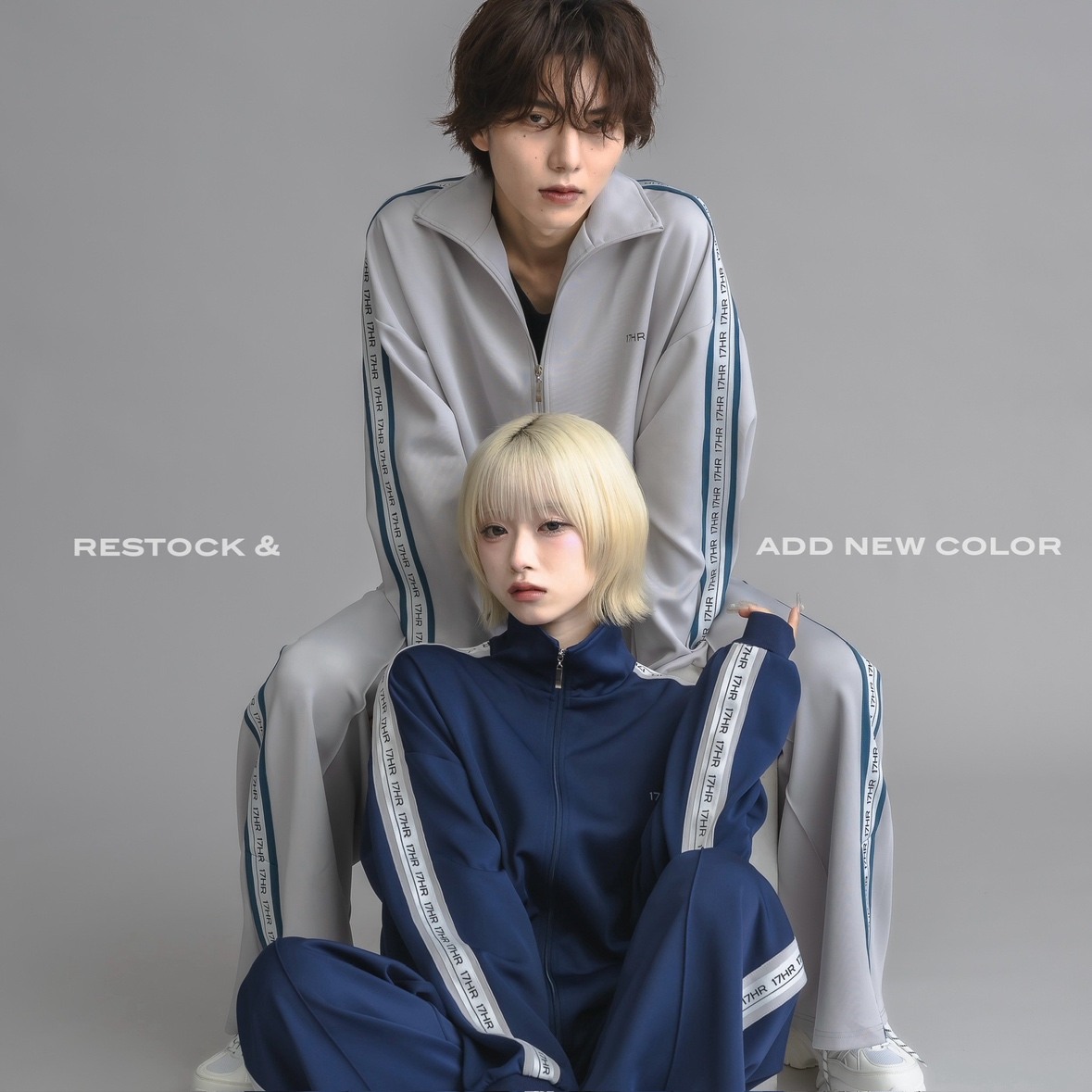 ユニセックス】トラックジャケット(セットアップ可)（ジャージ