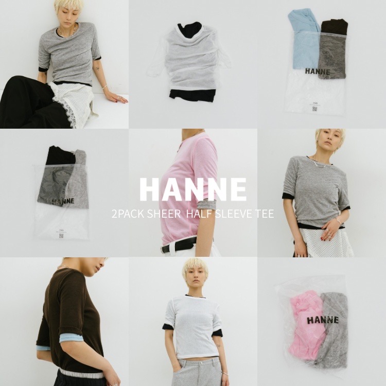 Avenue�i�A���F�j���[�j�̃V���b�v�j���[�X�u�yHANNE�z�T������5��OFF | 2PACK TEE�v