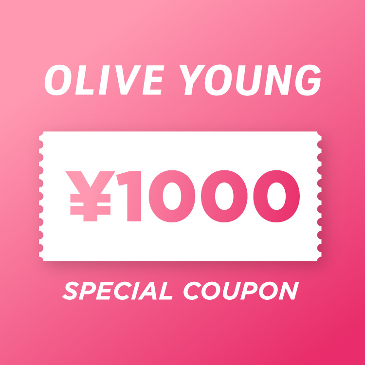 OLIVE YOUNG EXCLUSIVESiI[uOGNXN[Vuj̃Vbvj[XuOLIVE YOUNG1,000~ItIN[|v[gv