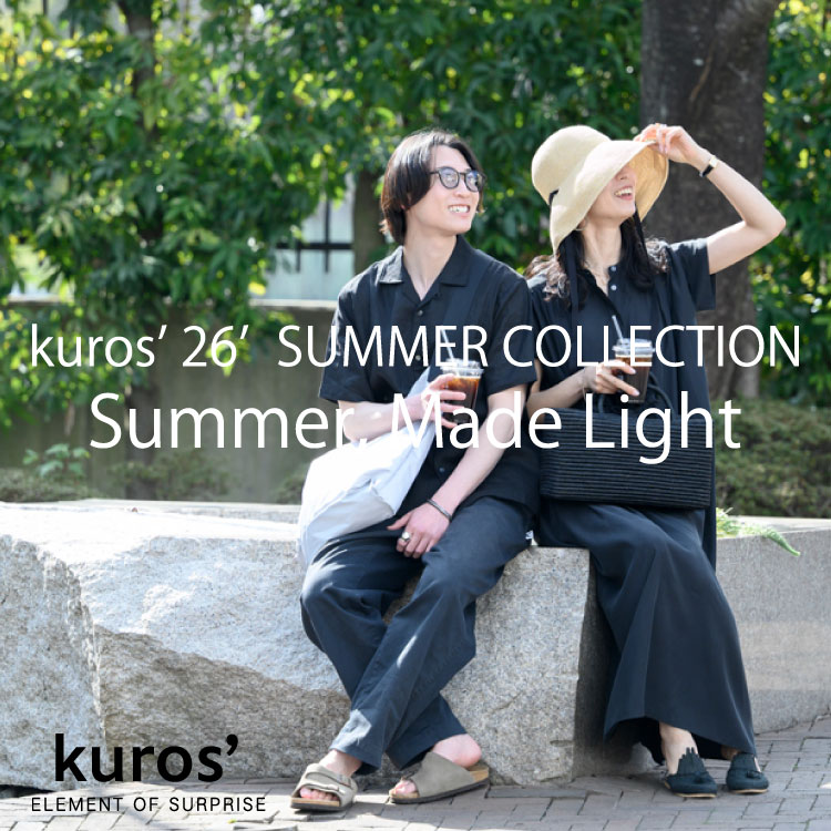 kuros'�i�N���X�j�̃V���b�v�j���[�X�u�ykuros'�z26�fSUMMER COLLECTION�v