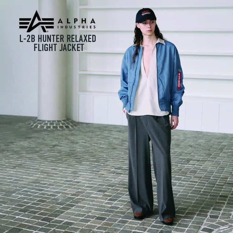 Alpha Industries�i�A���t�@�C���_�X�g���[�Y�j�̃V���b�v�j���[�X�u�yAlpha Industries�zL-2B HUNTER RELAXED FLIGHT JACKET�v