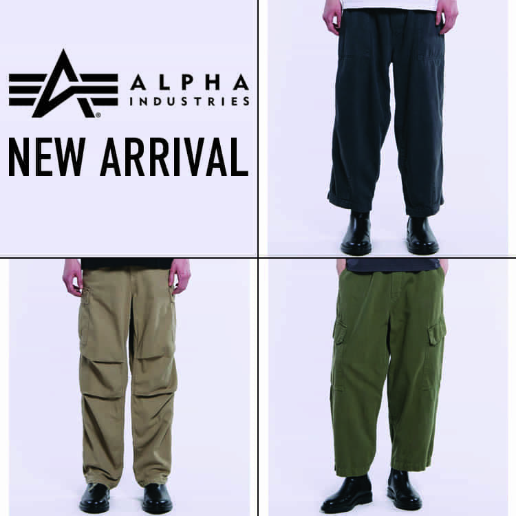 Alpha Industries�i�A���t�@�C���_�X�g���[�Y�j�̃V���b�v�j���[�X�u�yAlpha Industries�zPANTS COLLECTION�I�v