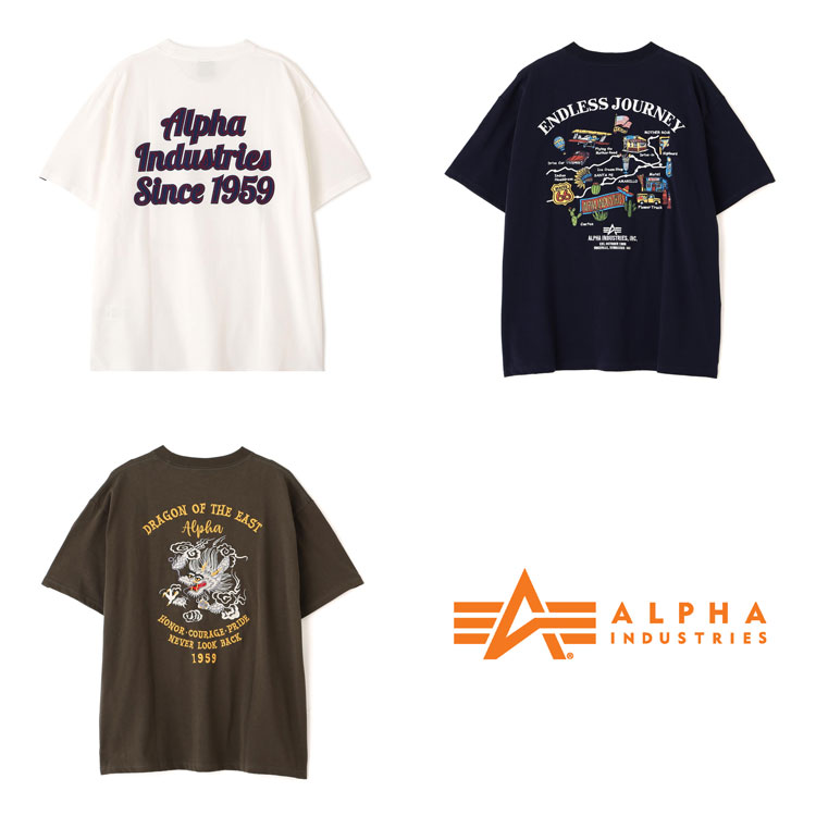 Alpha Industries�i�A���t�@�C���_�X�g���[�Y�j�̃V���b�v�j���[�X�u�V��T�V���c���ׁI�yAlpha Industries�z�v