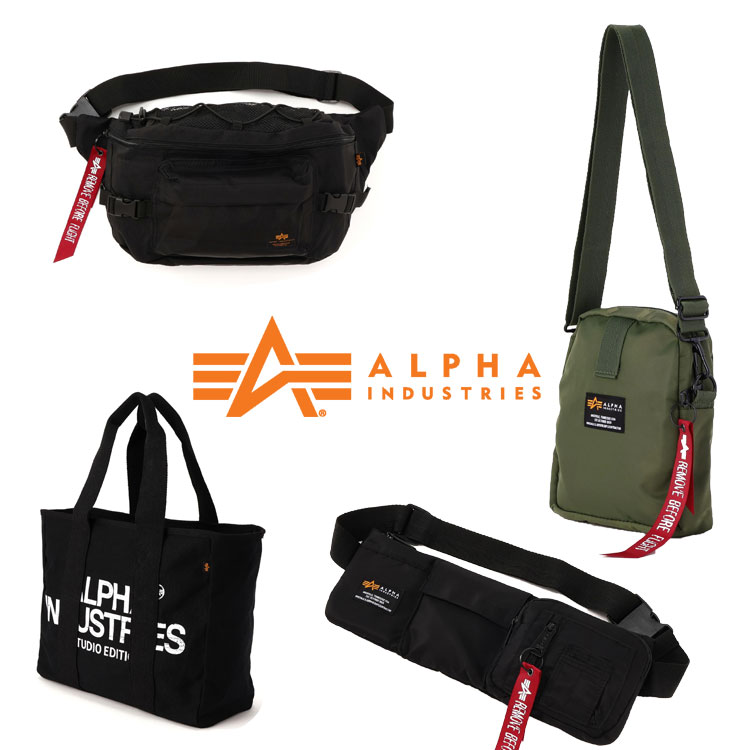 Alpha Industries�i�A���t�@�C���_�X�g���[�Y�j�̃V���b�v�j���[�X�uGW��������BAG�yAlpha Industries�z�v