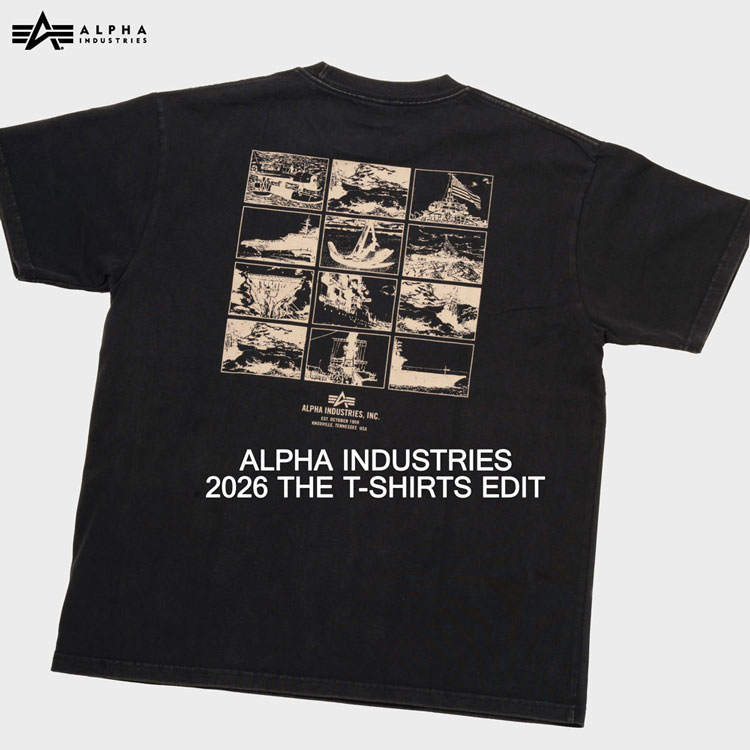 Alpha Industries�i�A���t�@�C���_�X�g���[�Y�j�̃V���b�v�j���[�X�u�Ẵ��[�h���[�u���i�グ����A��l�̃~���^���[T |Alpha Industries|�v