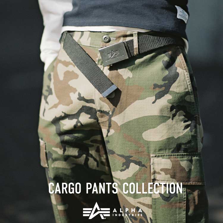 Alpha Industries�i�A���t�@�C���_�X�g���[�Y�j�̃V���b�v�j���[�X�uCARGO PANTS COLLECTION |Alpha Industries|�v