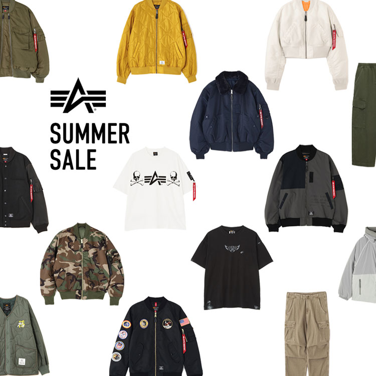 Alpha Industries�i�A���t�@�C���_�X�g���[�Y�j�̃V���b�v�j���[�X�uAlpha Industries�X�y�V�����Z�[���J�Ò��I�v