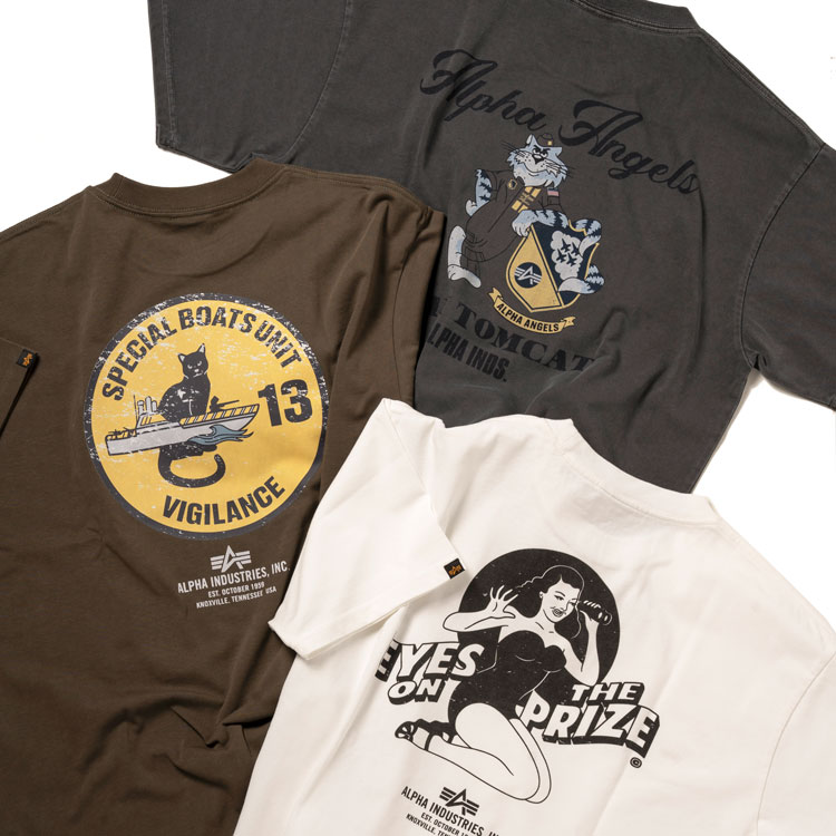 Alpha Industries�i�A���t�@�C���_�X�g���[�Y�j�̃V���b�v�j���[�X�u�Ẵ��[�h���[�u���i�グ����A Alpha Industries�V��T�V���c�v
